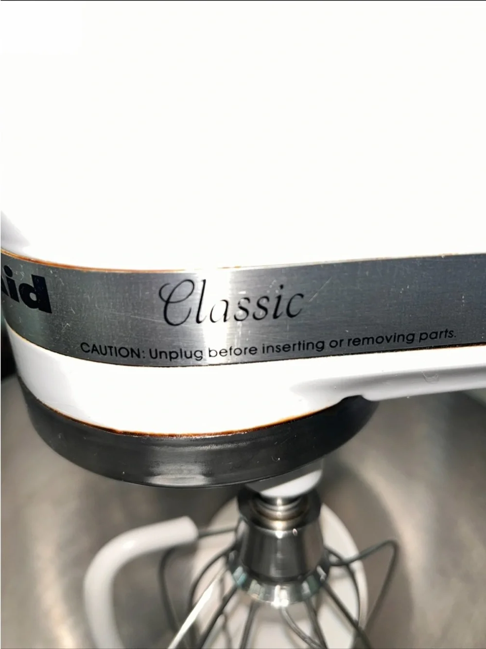 Kitchenaid Mixer Model Classic K45SS White w/ 3 Attachments Works 100%